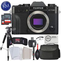 Fujifilm X-T30 Mirrorless Digital Camera (Body Only, Black) w/Deluxe Bundle