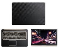 Decalrus - Protective Decal for Asus VivoBook M580VD (15.6" Screen) Laptop Black Carbon Fiber Skin case Cover wrap CFasusVivobk15_M580Black