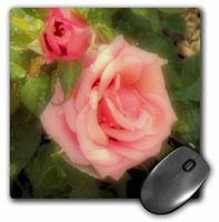 3drose Rose Image with Added Effects to Look Like A Victorian Piece - Mouse Pad