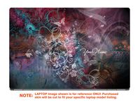 decalrus - Protective Decal for The HP Envy X360 15M-BP011DX (15.6" Screen) Laptop with Customized Name HPenvy15_bp011dx-Name25