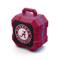 NCAA Prime Brands Group  Shockbox LED Wireless Bluetooth Speaker, Alabama Crimson Tide