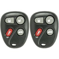 Keyless2Go Keyless Entry Car Key Fob Replacement for Vehicles That Use 4 Button L2C0005T 12223130-50 Remote - 2 Pack