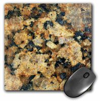3dRose Picture Of Gold n Black Carraba Marble print - Mouse Pad, 8 by 8 inches (mp_109385_1)