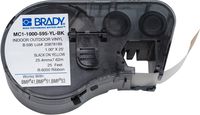 Brady MC1-1000-595-YL-BK Labels for BMP53/BMP51 Printers