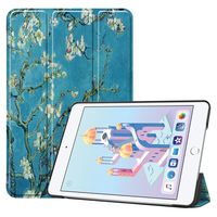 JCTek Case for iPad Mini 5th Gen 2019, Lightweight TPU Back and Trifold Stand Smart Cover with Auto Sleep/Wake, Protective for iPad Mini 5 7.9" 2019 Release (Apricot flower)