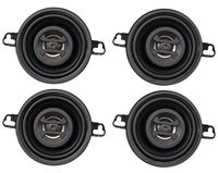 (4) Hifonics ZS35CX 3.5" 500 Watt Coaxial Car Speakers