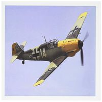 3dRose Greeting Cards, German Ww Ii Messerschmitt Airplane, Set of 6 (gc_100333_1)
