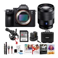 Sony a7 III Full Frame Mirrorless Interchangeable Lens Camera w/ 24-70mm Lens Bundle
