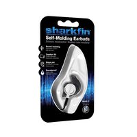 Vdera SF-E-7-AMZ Sharkfin Grey Self-Molding Earbud