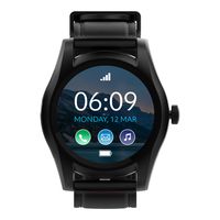 BLU X Link - Smartwatch Compatible with Android and iOS -Black