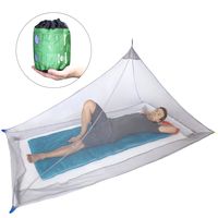 Dimples Excel Mosquito Net for Single Camping Bed - 250 Holes per Square Inch, Compact and Lightweight
