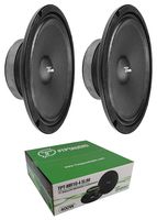 2 x Timpano MR10-4 Slim 10" Mid Range Speaker Car Audio 4 Ohm 800W