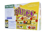 Stages Learning Materials Link4fun Real Photo Fun Food Bingo Game for Family, Preschool, Kindergarten, Elementary Education:  36 Picture Cards and App