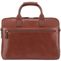 Banuce Vintage Full Grains Italian Leather Briefcase for Men Women Attache Case 14 Inch Laptop Slim Business Bags Tote Shoulder Messenger Bag