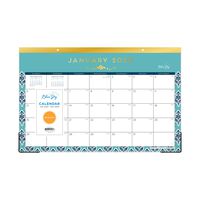 Blue Sky 2020 Monthly Desk Pad Calendar, Trim Tape Binding, Two-Hole Punched, 17" x 11", Sullana