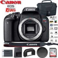 Canon EOS Rebel T7i DSLR Camera (1894C001) (Kit Box) USA Model with DSLR EOS Bag and 16GB Memory Card - Starter Set