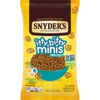 Snyder's of Hanover Pretzels, Itty Bitty Mini Pretzels, 12 Ounce