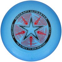 Discraft 175 gram Ultra Star Sport Disc, Blue Sparkle