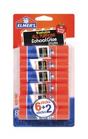 Elmer's All Purpose School Glue Sticks, Washable, 6g, 8 Count (E5004)