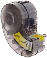 Brady XC-1500-595-BL-WT IDXPERT(TM) & LABXPERT(TM) Labels  B- 595 Indoor/Outdoor Vinyl Film White on Blue, Printable Area: 19.000" W x 1.500" H 1 roll (30ft.)/Cartridge