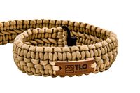 TLO Outdoors Paracord Gun Sling - Adjustable 2-Point Paracord Sling Rifle, Shotgun Crossbows (550 Rated Nylon, Kernmantle Paracord, Extra Wide, Beige)