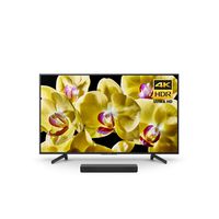 Sony XBR-65X800G 65-Inch 4K Ultra HD LED TV (2019 Model) and Sony S200F 2.1ch Sound Bar with built-in Subwoofer and Bluetooth, (HT200F)