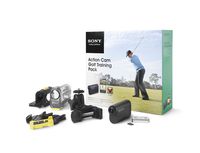 Sony HDR-AS15GOLF Action Video Camera, Golf Training Pack (Black)