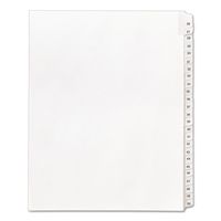 Avery Legal Dividers, Allstate Collated Sets, Letter Size, Side Tab, 26-50 Tab Set (01702), White