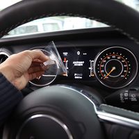 Media Touch Screen Car Dashboard Screen Protector Car in-Dash Screen Protective Film for 2018 Jeep Wrangler JL