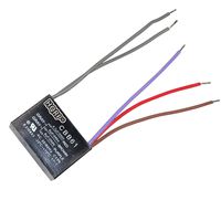 HQRP Capacitor for Hampton Bay Ceiling Fan 4.7uf+6uf+6uf 5-Wire plus HQRP Coaster