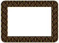 Fodeez Frames Elegant Holiday 5 x 7 Inches Photo Area Peel and Stick Adhesive Picture Frame/Dry Erase Board - Lace (FF-57-01-HOL-LACE)