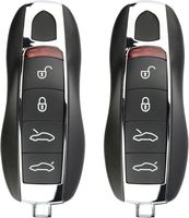 KeylessOption Keyless Entry Remote Control Smart Car Key Fob for Porsche KR55WK50138 (Pack of 2)