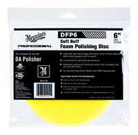 Meguiar's 6" DA Foam Polishing Disc - Dual Action Polishing Pad Enhances High Gloss - DFP6