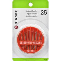 SINGER 00276 Assorted Hand Needles in Compact, 25-Count