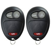 KeylessOption Keyless Entry Remote Car Key Fob for Chevy Colorado GMC Canyon Hummer H3 L2C0007T (Pack of 2)
