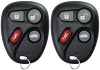 KeylessOption Keyless Entry Remote Control Car Key Fob for Corvette C5 KOBLEAR1XT (Pack of 2)
