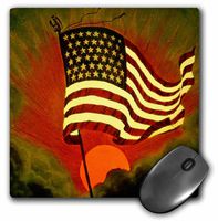 3dRose LLC 8 x 8 x 0.25 Inches Old Glory Mouse Pad (mp_16102_1)
