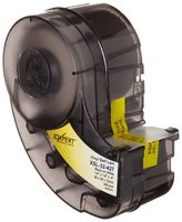 Brady XSL-32-427 Idxpert 1.5" Height, 1.5" Width, B-427 Self-Laminating Vinyl, Black On White And Translucent Color Label (225 Per Cartridge)