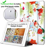 DuraSafe Cases for iPad Air 3 (3rd Gen) 10.5 Inch 2019 [ A2152 A2123 A2153 A2154 ] UltraSlim Cover with Auto Sleep/Wake - Birds & Flowers Print