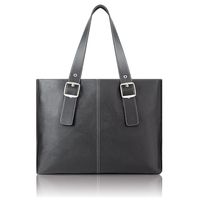 Solo Plaza 15.6 Inch Laptop Tote, Black