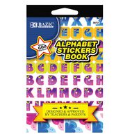 BAZIC Alphabet Sticker Book