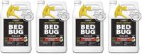 HARRIS Bed Bug Killer, Toughest Liquid Spray with Odorless and Non-Staining Extended Residual Kill Formula (Gallon) (Fоur Paсk)