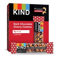 KIND Bars, Dark Chocolate Cherry Cashew + Antioxidants, Gluten Free, 1.4 Ounce (12 Count)