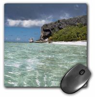 3dRose LLC 8 x 8 x 0.25 Inches Mouse Pad, Pajaros Beach in Mona isl and, Puerto Rico, Caribbean-Ca27 Mpr0060 - Maresa Pryor (mp_74500_1)