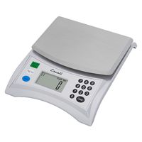 Escali Pana V136 Large Volume Measuring Kitchen/Baking/Cooking Scale, Preprogrammed with Over 500 Ingredients, LCD Digital Display, 13lb Capacity, Universal, Stainless