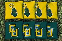 Victory Tailgate NCAA Collegiate Regulation Cornhole Game Bag Set (8 Bags Included, Corn-Filled) - Clarkson Golden Knights