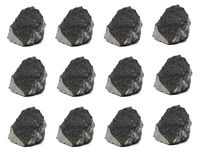 12PK Raw Basalt, Igneous Rock Specimens - Approx. 1" - Geologist Selected & Hand Processed - Great for Science Classrooms - Class Pack - Eisco Labs