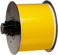 Brady B30C-3000-595-YL 100' Length x 3" Width, B-595 Vinyl, Yellow BBP31 Indoor/Outdoor Tape