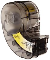 Brady XSL-21-427-YL-BK IDXPERT 2.5" Height, 1" Width, B-427 Self-Laminating Vinyl, Black On Yellow And Translucent Color Label (100 Per Cartridge)