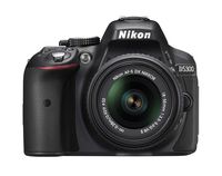 Nikon D5300 DX-format Digital SLR Kit w/ 18-55mm VR II and 55-300mm VR Lens Kit (Black)
